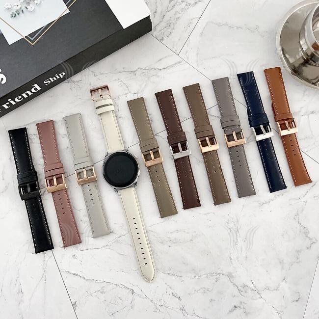 Watch Band Leather Strap For Garmin Vivoactive 5 4 4S 3 Venu 3 3S 2 2S Vivomove