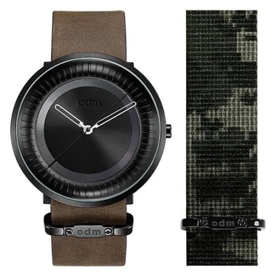 ODM DD170 01 Solar Unisex Wristwatch With Extra Strap Authentic Genuine