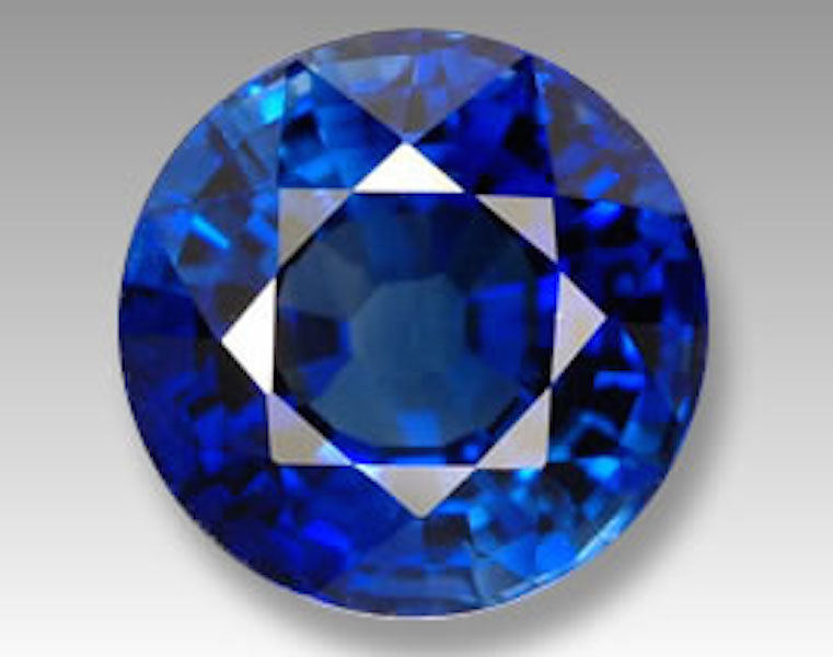 Lab Created Blue Sapphire Diffusion Round Faceted AAA Loose Stones (5mm – 12mm)