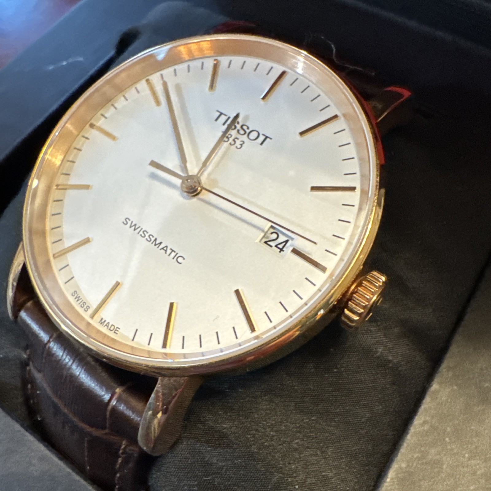 Tissot T109.407.36.031.00 Everytime Swissmatic White Dial 40 mm Men’s Watch Used