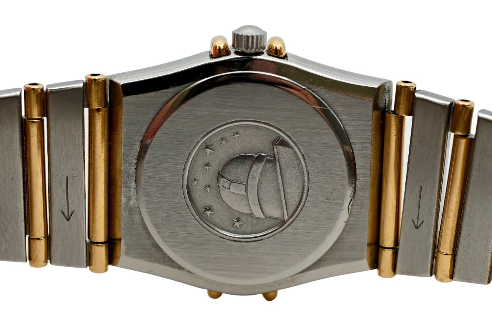 Omega 22.5mm Ladies Constellation 18k Gold Full Bar Swiss Watch! Ref: 795.1080!