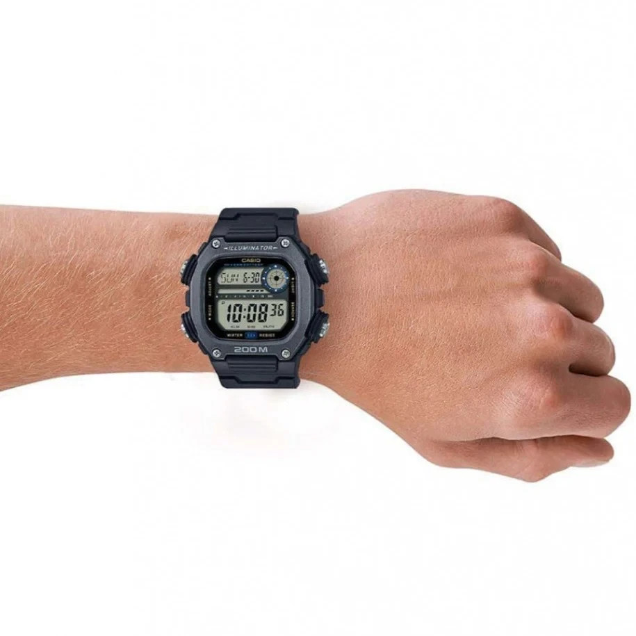 Casio DW-291HX-1AVCF Digital Sport Watch WR200 LED Alarm Chrono Illuminator NEW