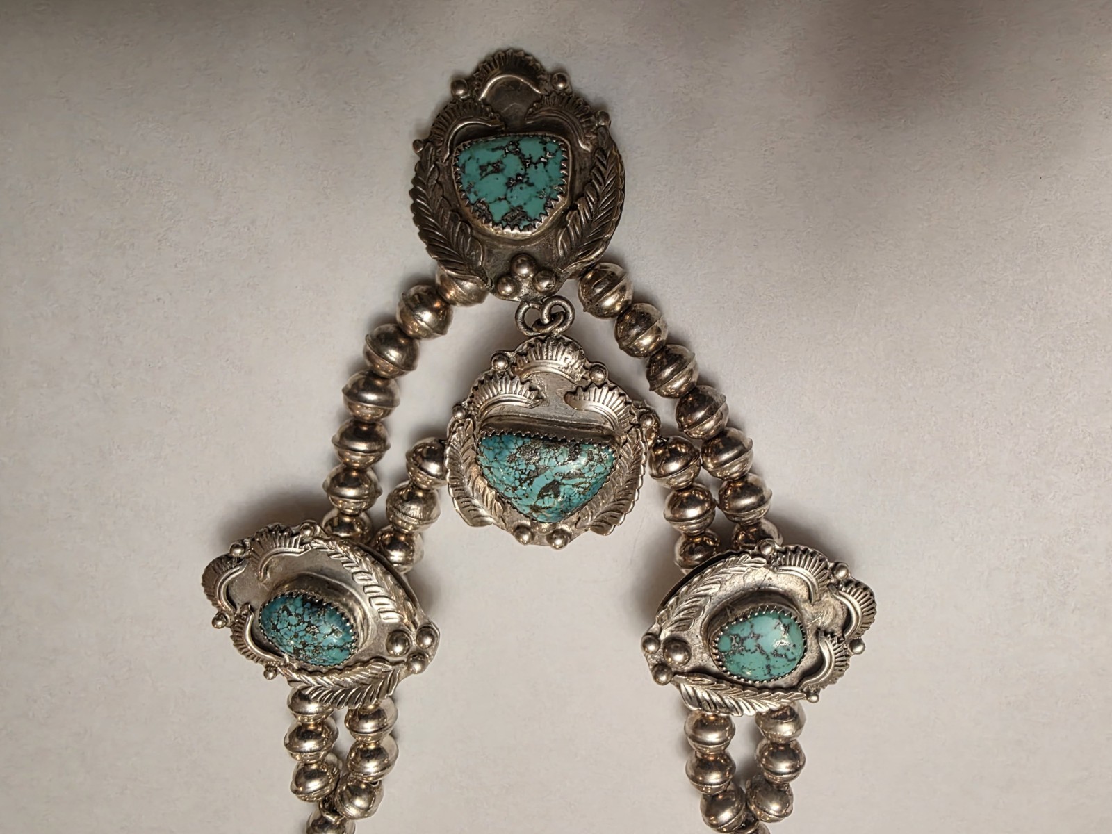 David K Lister DKL Turquoise Necklace 16.5 In Length