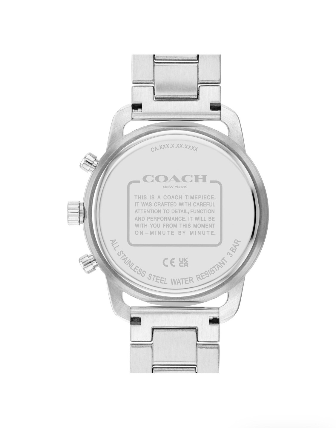 Brand New Coach Men’s Cruiser White Dial Stainless Steel Bracelet Watch 14602594
