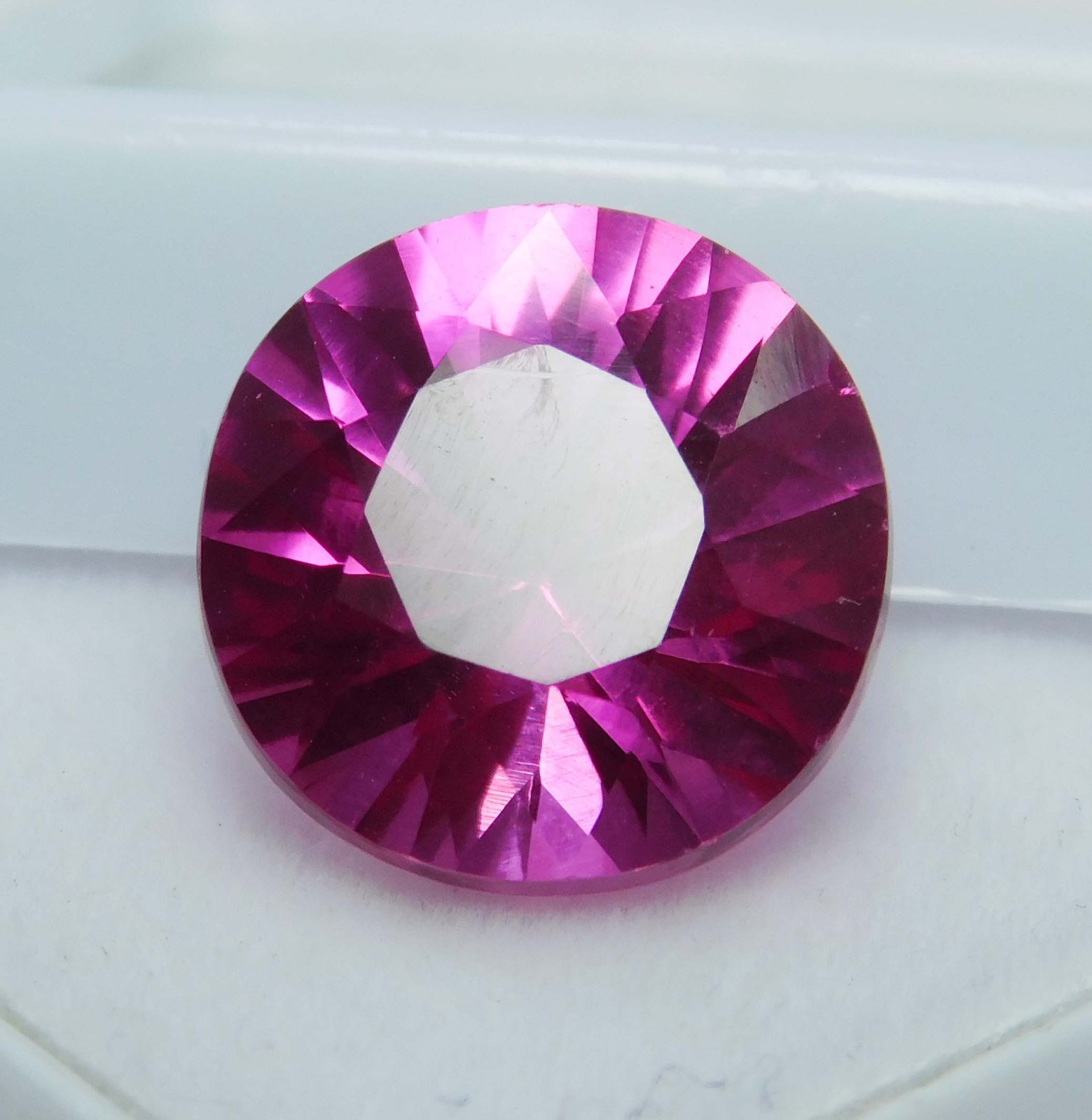 Natural 9.65 Ct Pink Ruby Round Cut CERTIFIED Loose Gemstone Earing Size