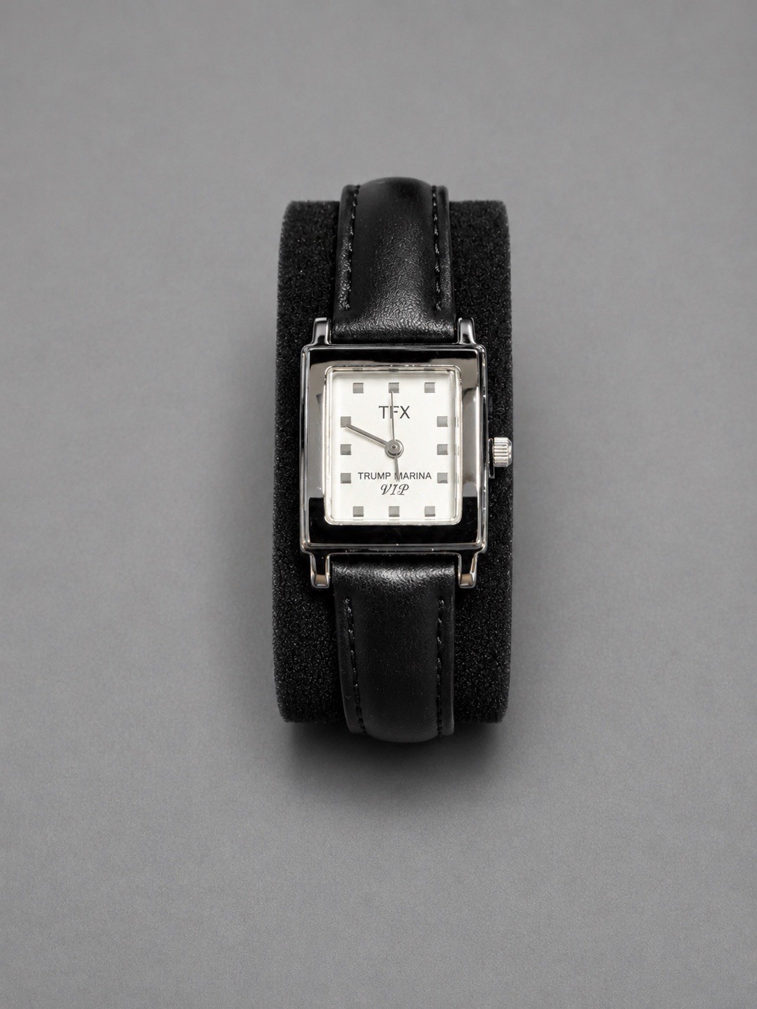 Trump Marina VIP Women’s TFX Bulova Watch New in Box Leather Band NOS Rare