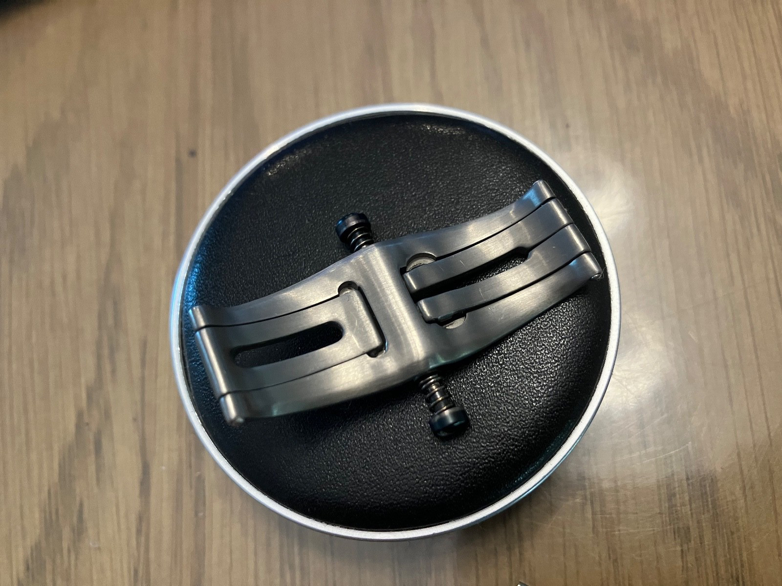 Ulysse Nardin Watch Titanium Push Button Deployment Clasp Part / Hinge