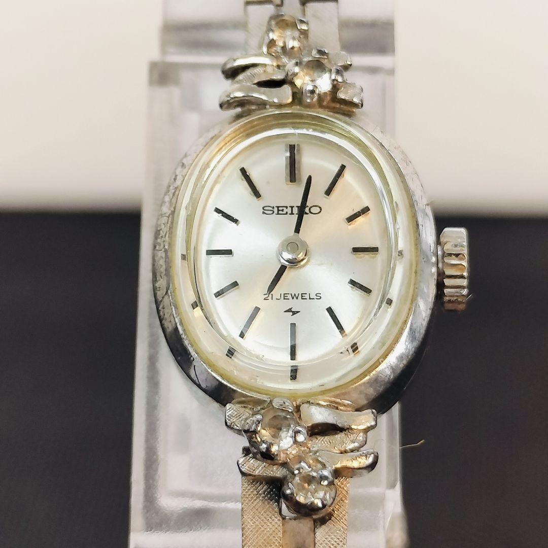 Working condition Seiko SEIKO 21 jewels manual winding ladies’ antique wrist
