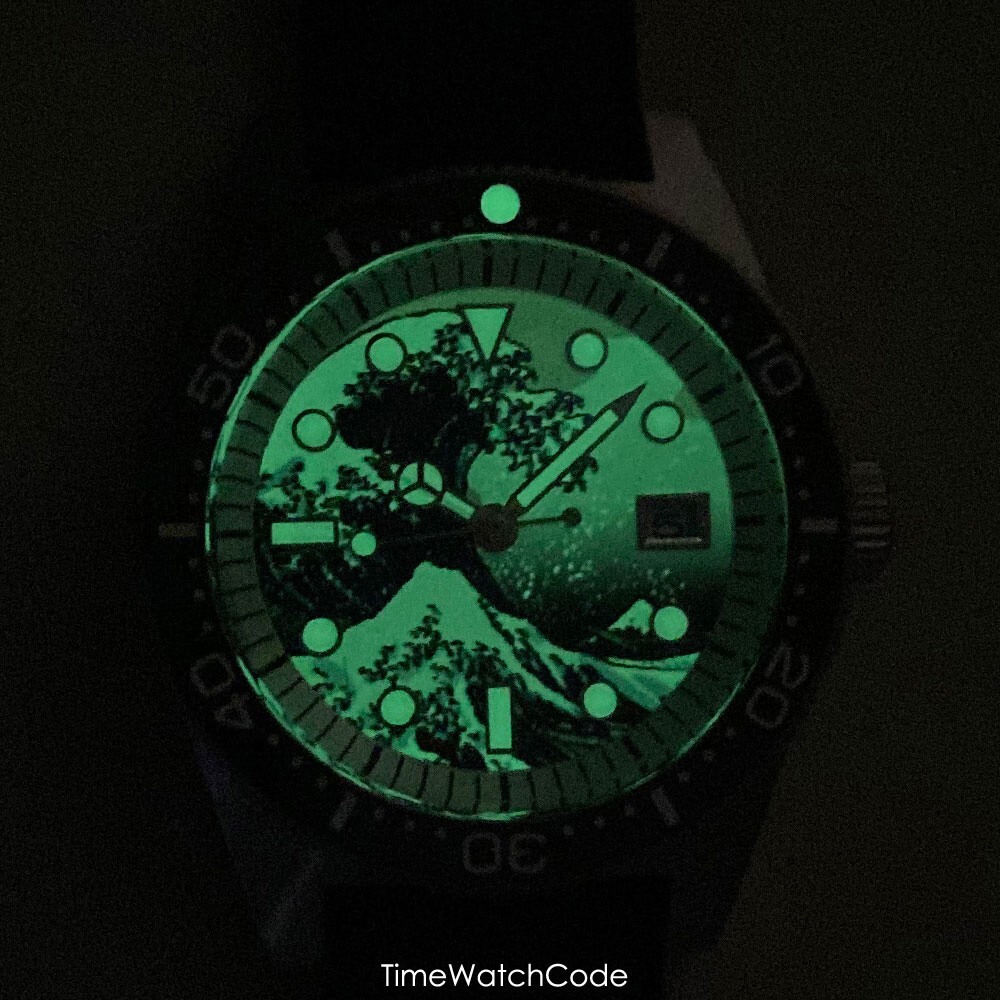 NH35 Watch 62MAS Automatic Men Watch Diving 300m Waterproof Bubble Sapphire 41mm