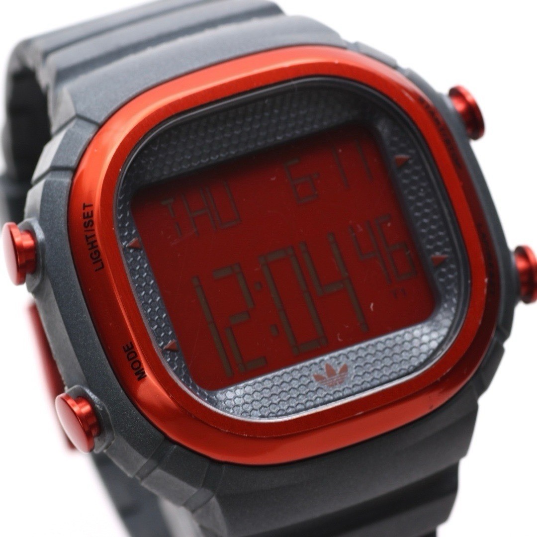 Rare Discontinued adidas Originals SOUL Digital Red Black Watch ADH2131 Y2K Run