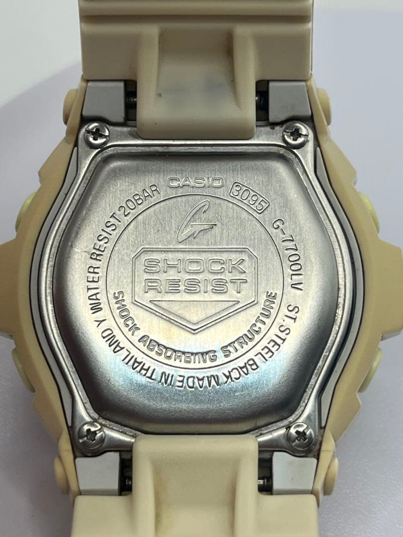 G-SHOCK Lovers Collection Model White/Gold Battery replaced Good condition