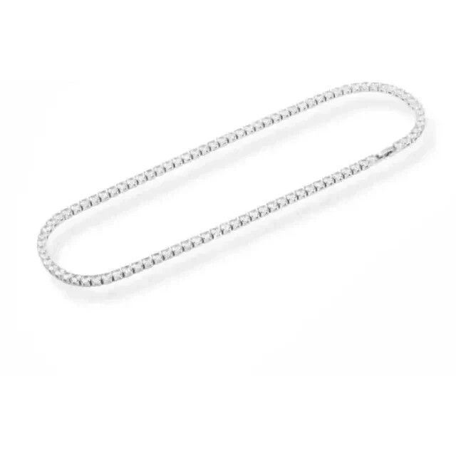 20Ct Round Cut Lab Created Diamond Women’s Tennis Necklace 18k White Gold Plated