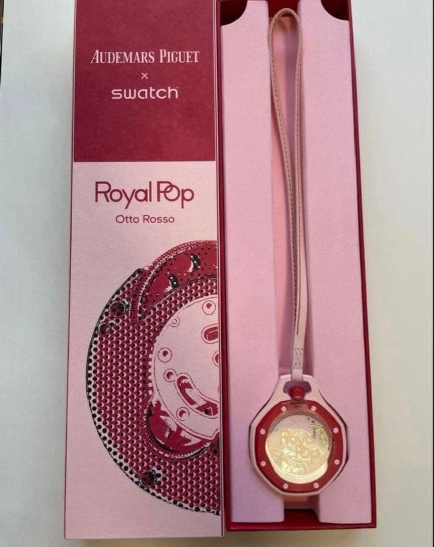 Swatch x Audemars Piguet Bioceramic Royal Pop Otto Rosso Pink New w/ Box Papers