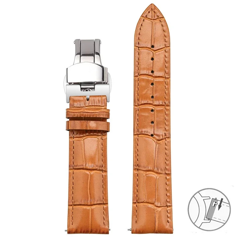 Watch Repair Genuine Cowhide Quick Release Strap Fit Tissot Watches
