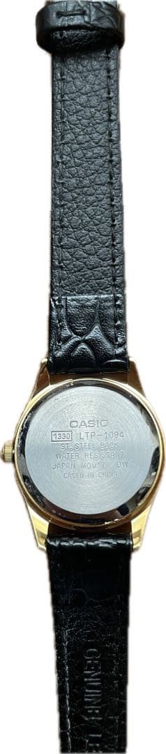 CASIO Quartz Watch Gold Silver Black