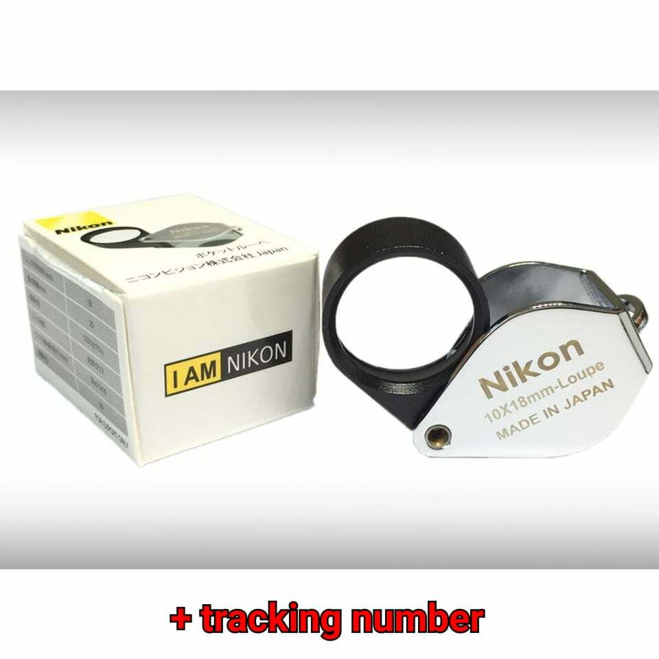 Nikon 10X18MM Full HD Loupe Foldable Pocket Amulet Magnify Small Figure Details