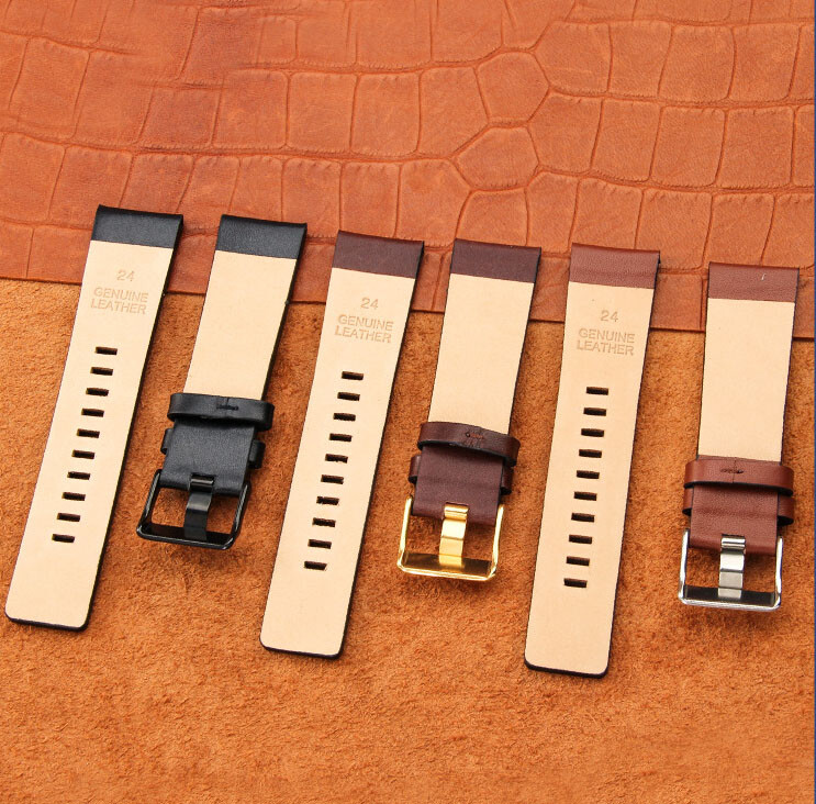Genuine Leather Watch Band Strap Replacement Watchband 22 24 26 27 28 30 32 34mm