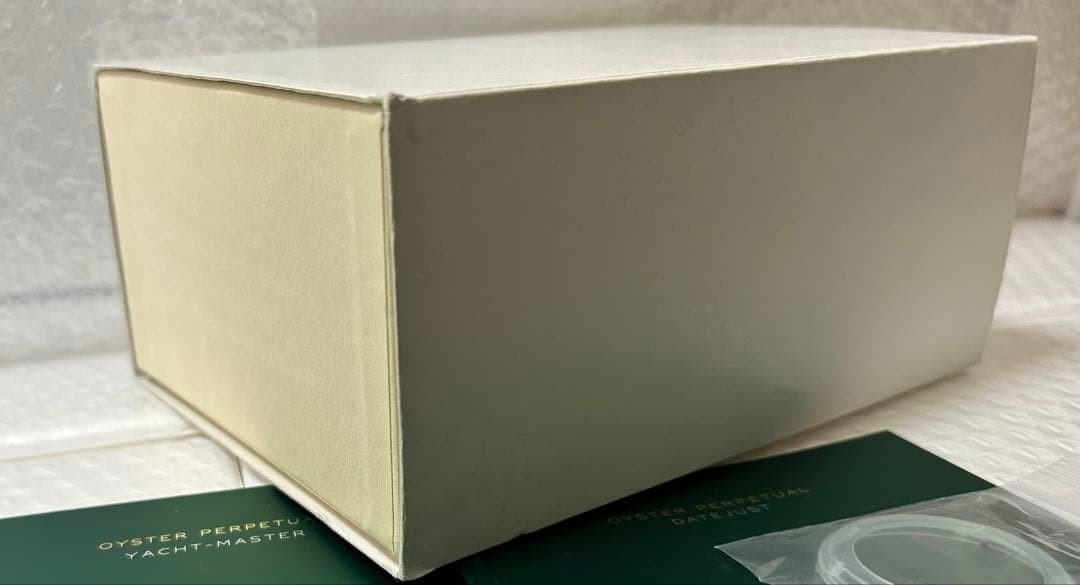 Rolex Watch Box Case Green Leather Wood Tag Booklet Bezel Cover 39139.01