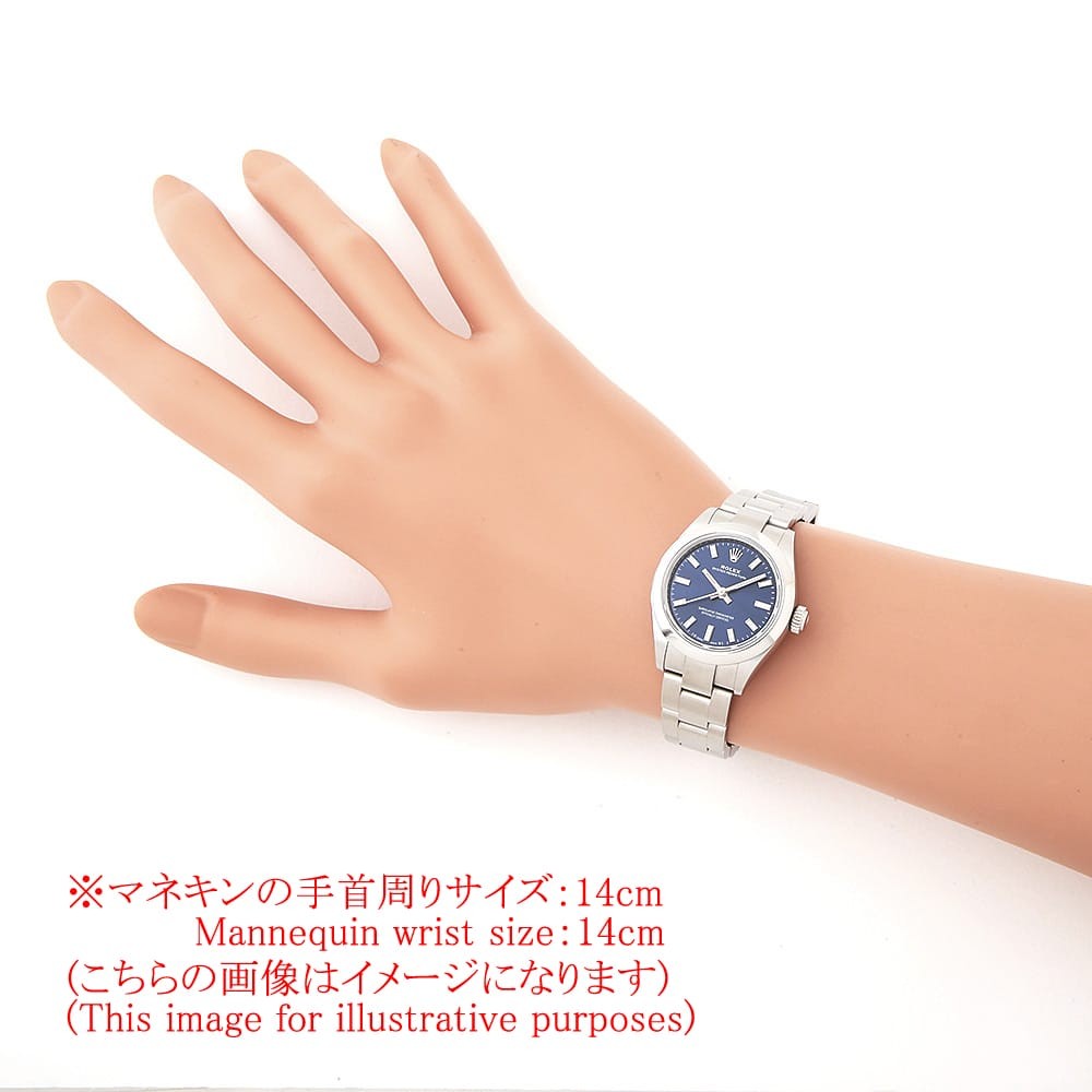 ROLEX oyster perpetual 28 276200 blue Random Number second hand Women