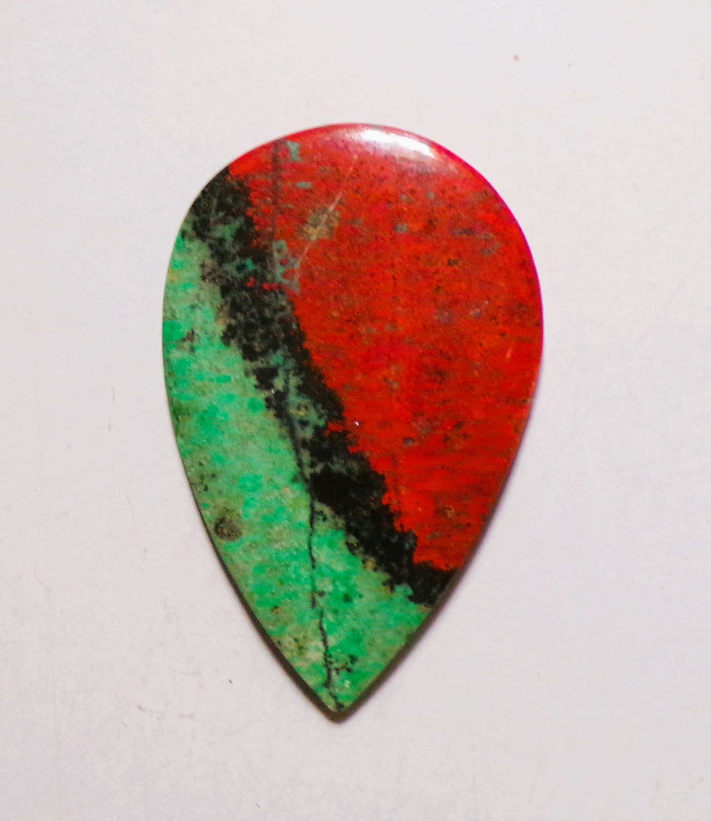69.65Cts Sonora Sunrise Chrysocolla Cabochon Loose Gemstone 58X38X4MM S60