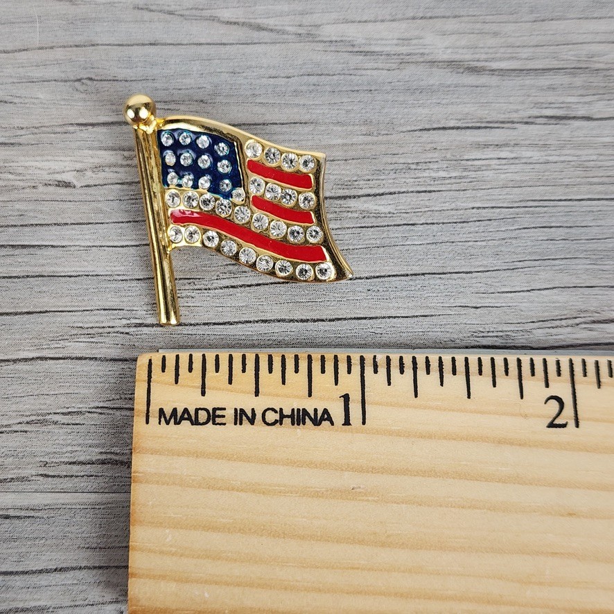 American Flag Pin/Brooch Celebrate 250 Years This 4th of July U.S.A.
