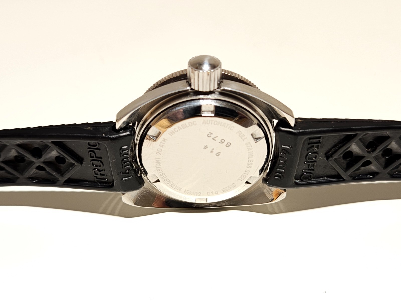 VINTAGE VERY RARE DIVER 200m ST. STEEL 29mm AUTOMATIC LADIES WATCH “JENNY” 21J