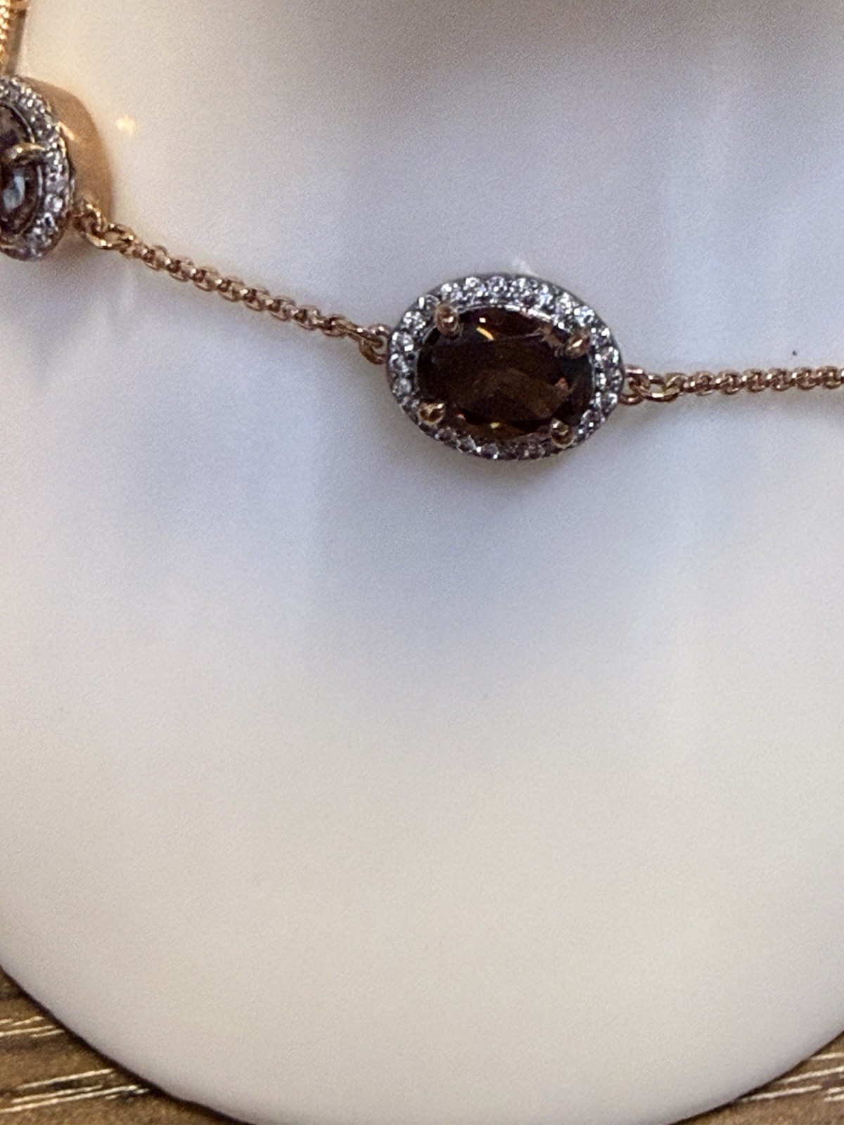 Henri Bendel Luxe Oval Halo Bolo Slider Bracelet