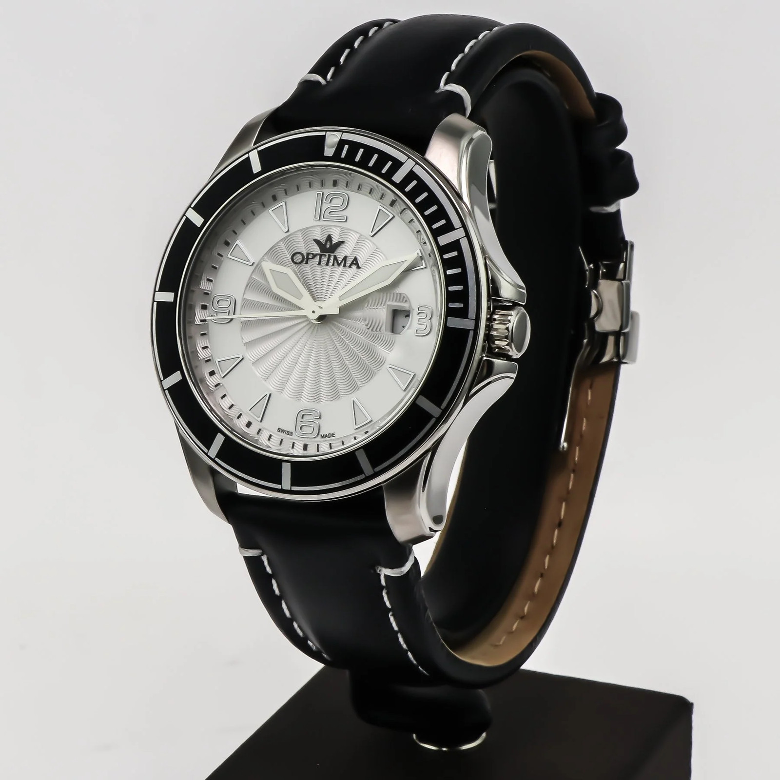 Optima – Swiss Watch – OSM422-SL-1 Ronda de Cuarzo Suiza 43 mm OSM422 50