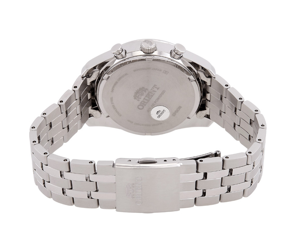 Orient Men’s Contemporary Chronograph White Dial Watch – RA-TX0305S10B NEW