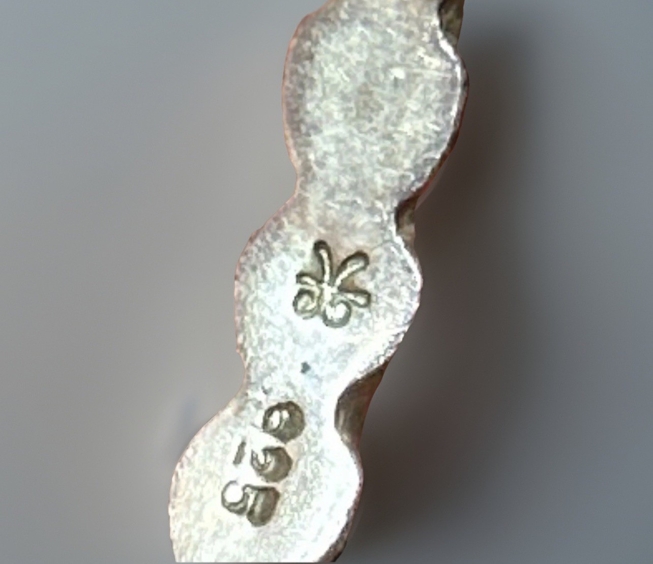 44. Marked Sterling 925 Spine Vertebrae Pattern 2 Bangle bracelets 36.3g, 8 1/4″
