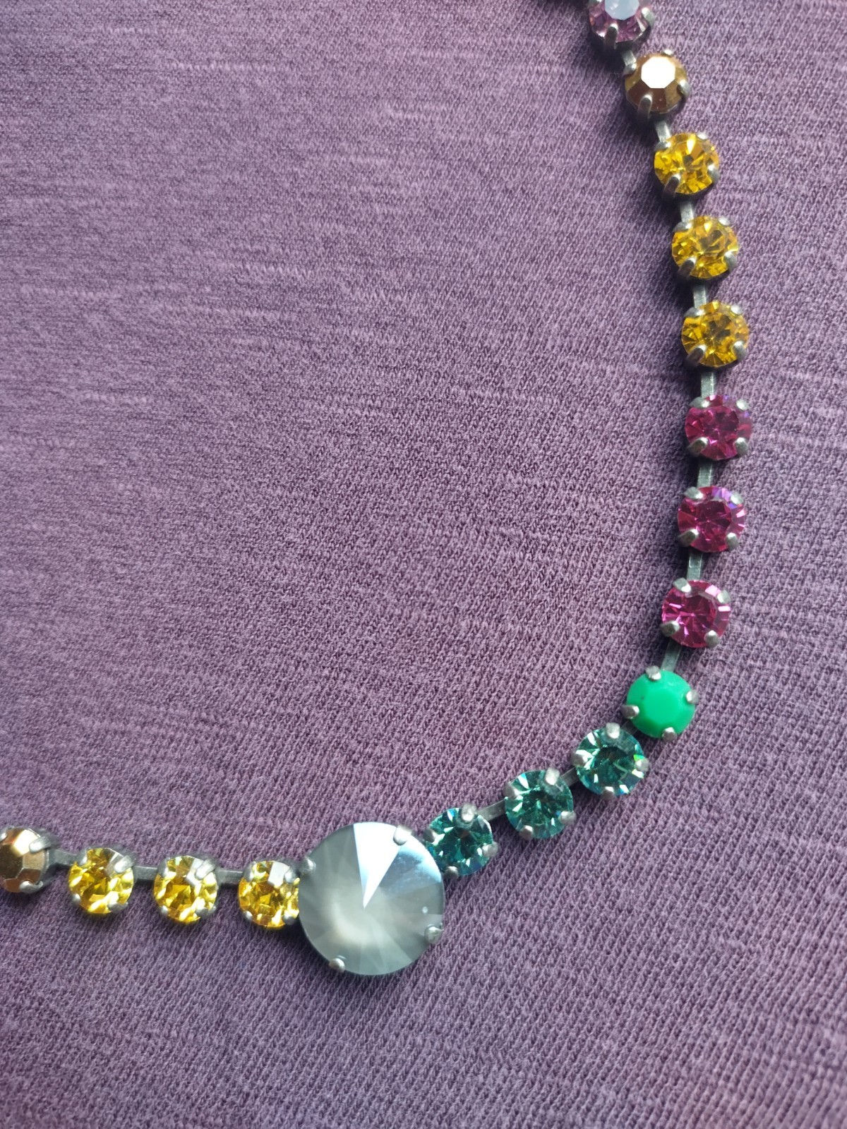 Fun Sabika necklace has loads of color and sparkle