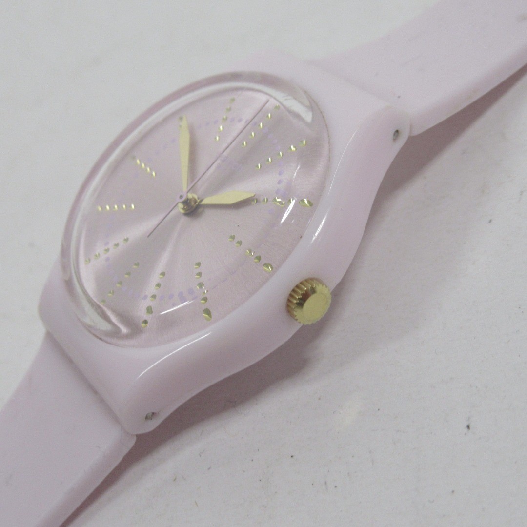 Women’s Swatch Pink Wristwatch Swiss Made Boxed *SPARES/REPAIRS* | Preloved