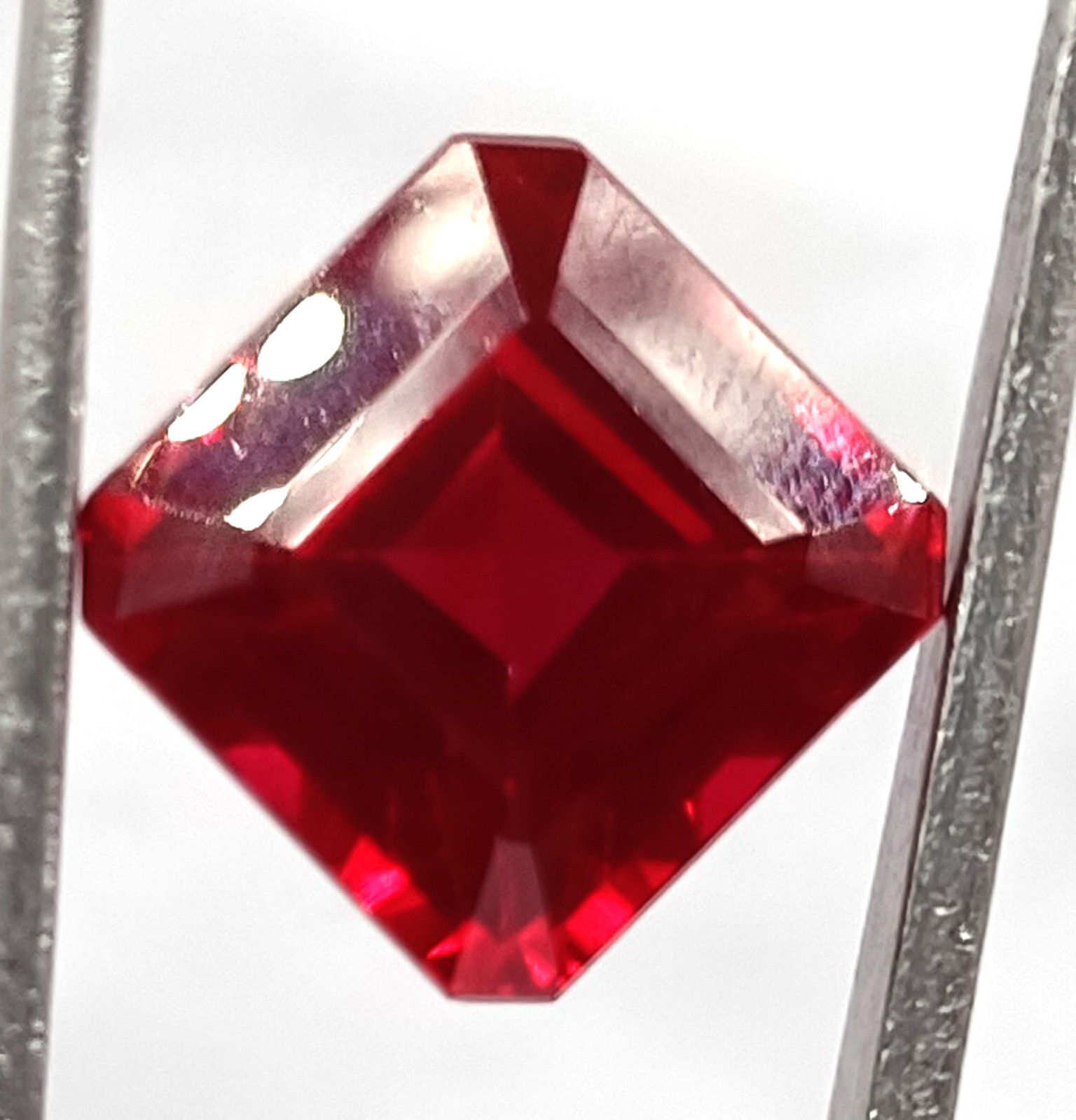 Gorgeous 15 Ct Natural Red Ruby EGL Certified Emerald Cut Loose Gemstone MND