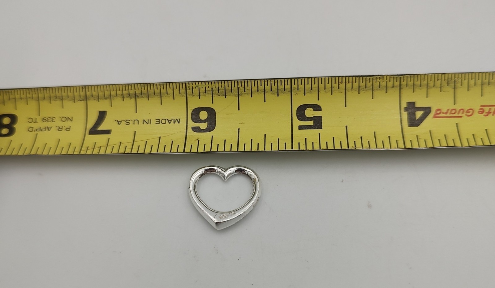 L.A. Gem and Jewelry 925 Sterling Silver Heart Charm or Pendant