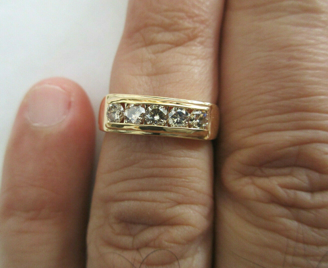 14K Gold Diamond Wedding Band Diamond=1/2 Carat 4.40 Grams Value=$4,950