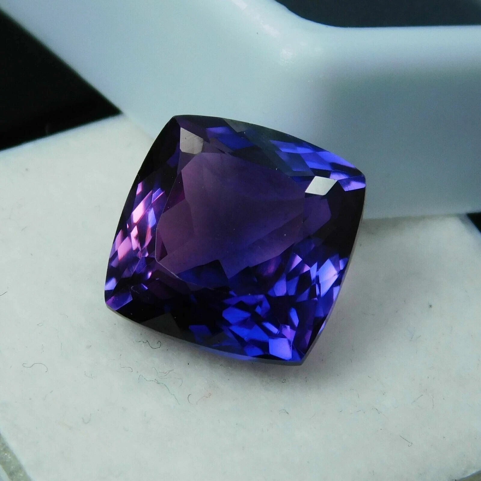 Color Change Alexandrite Cushion Cut 12-13 Ct Natural Loose Gemstone Certified