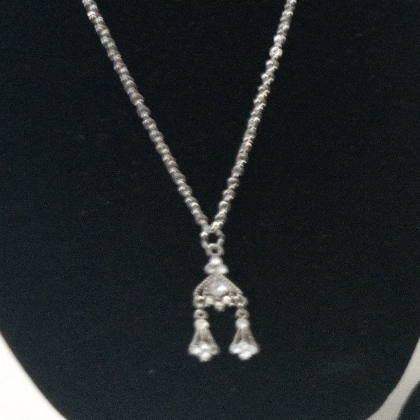 Nice handmade dangle necklace and heart motif bracelet for costume/dress up