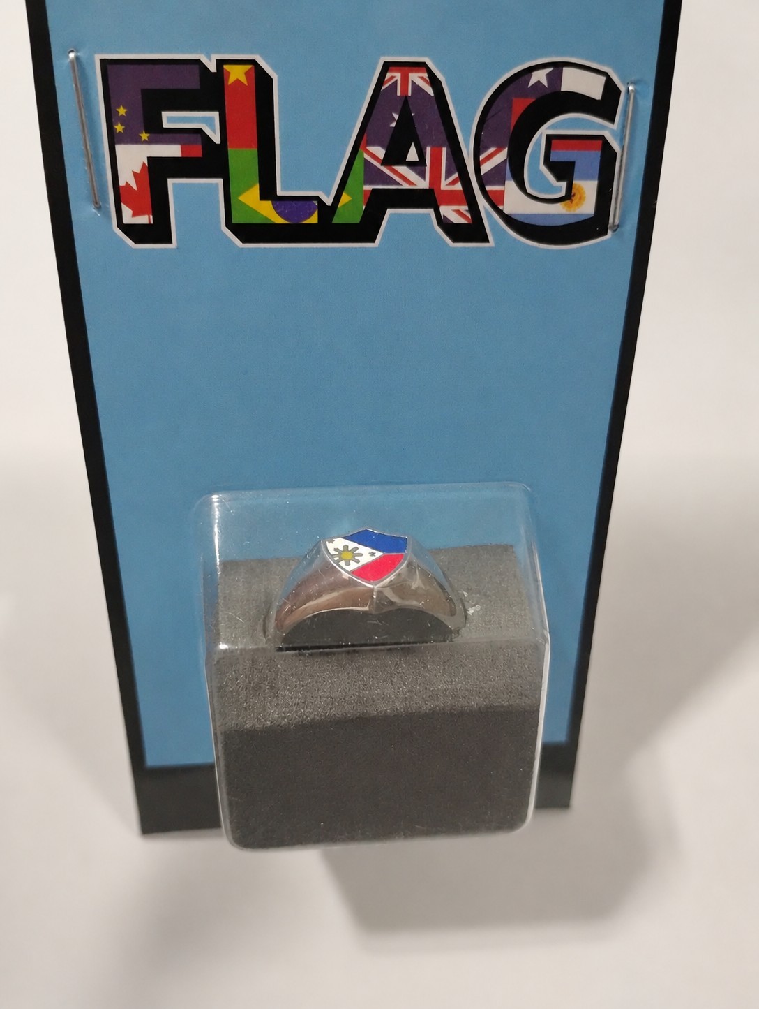 SymbolArts PHILIPPINES Choose Your Flag Stainless Steel Ring Sizes 6, 8, 9 & 10