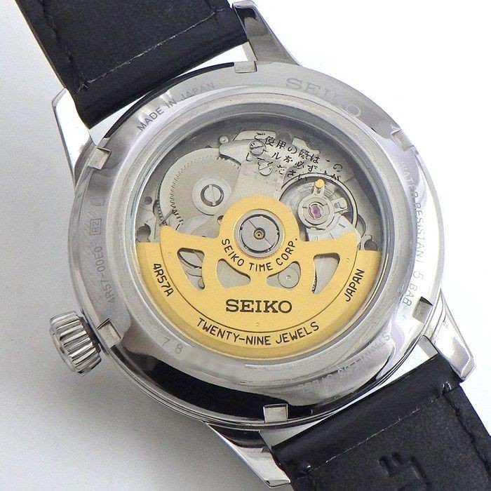 Seiko Presage SARY131 4R57-00E0 Automatic Light Blue Power Reserve Wristwatch JP