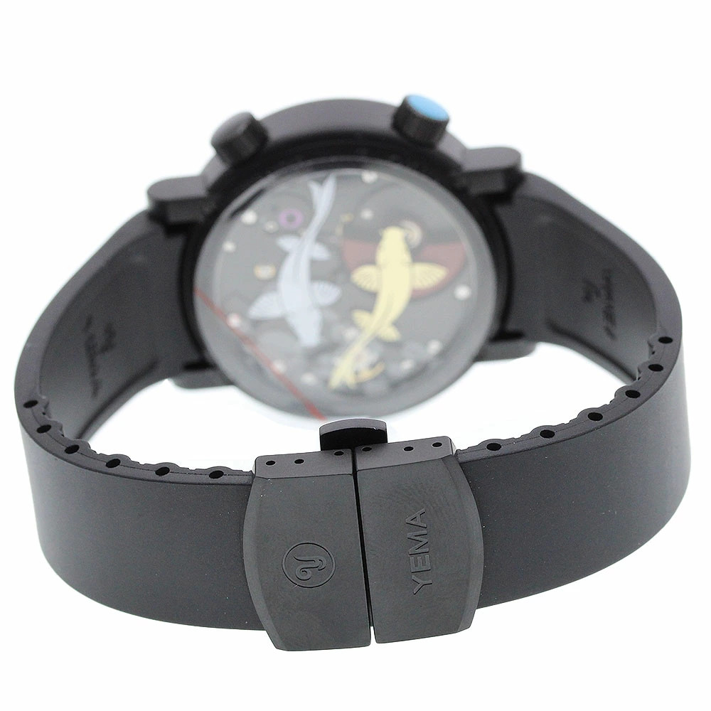 YEMA x Alain Silberstein Watch 20.24.66.TN Date Automatic Black Dial Men’s w/Box