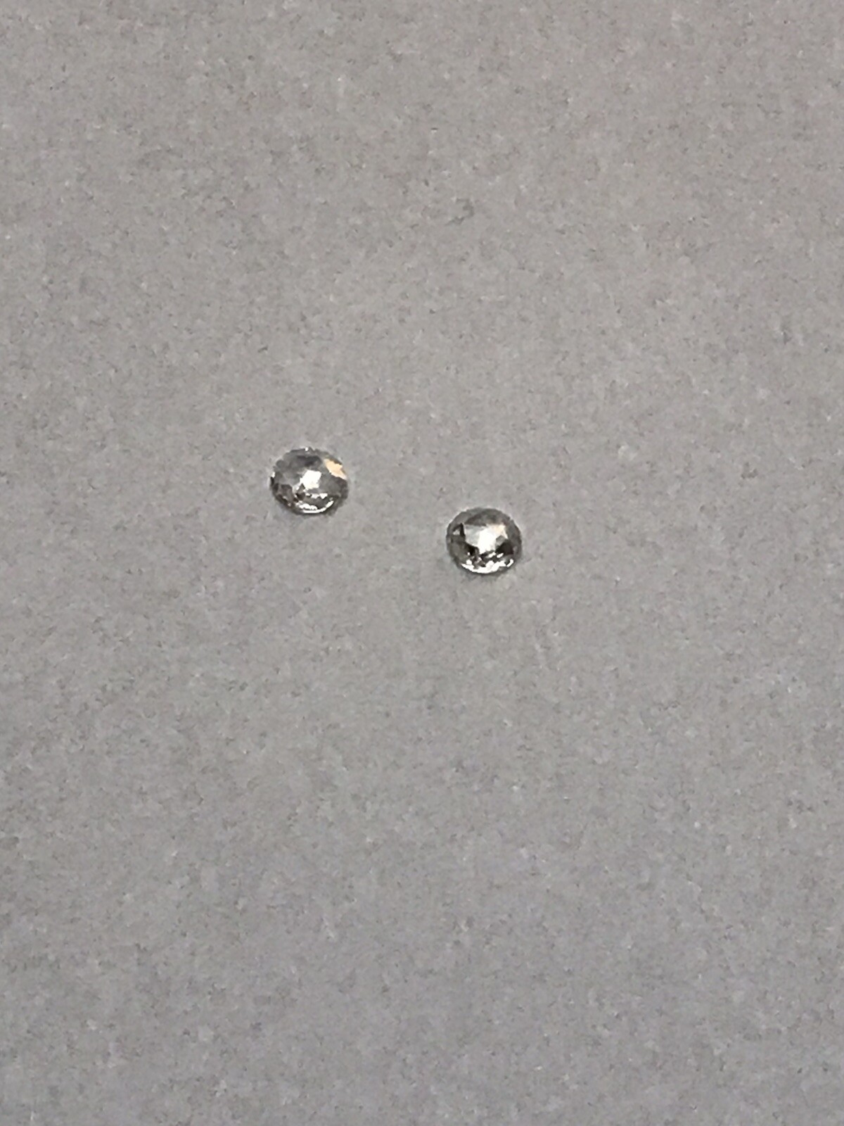 Rose Cut Diamond 2.50mm To 2.55mm VS Clarity G-H Color .04 Ct