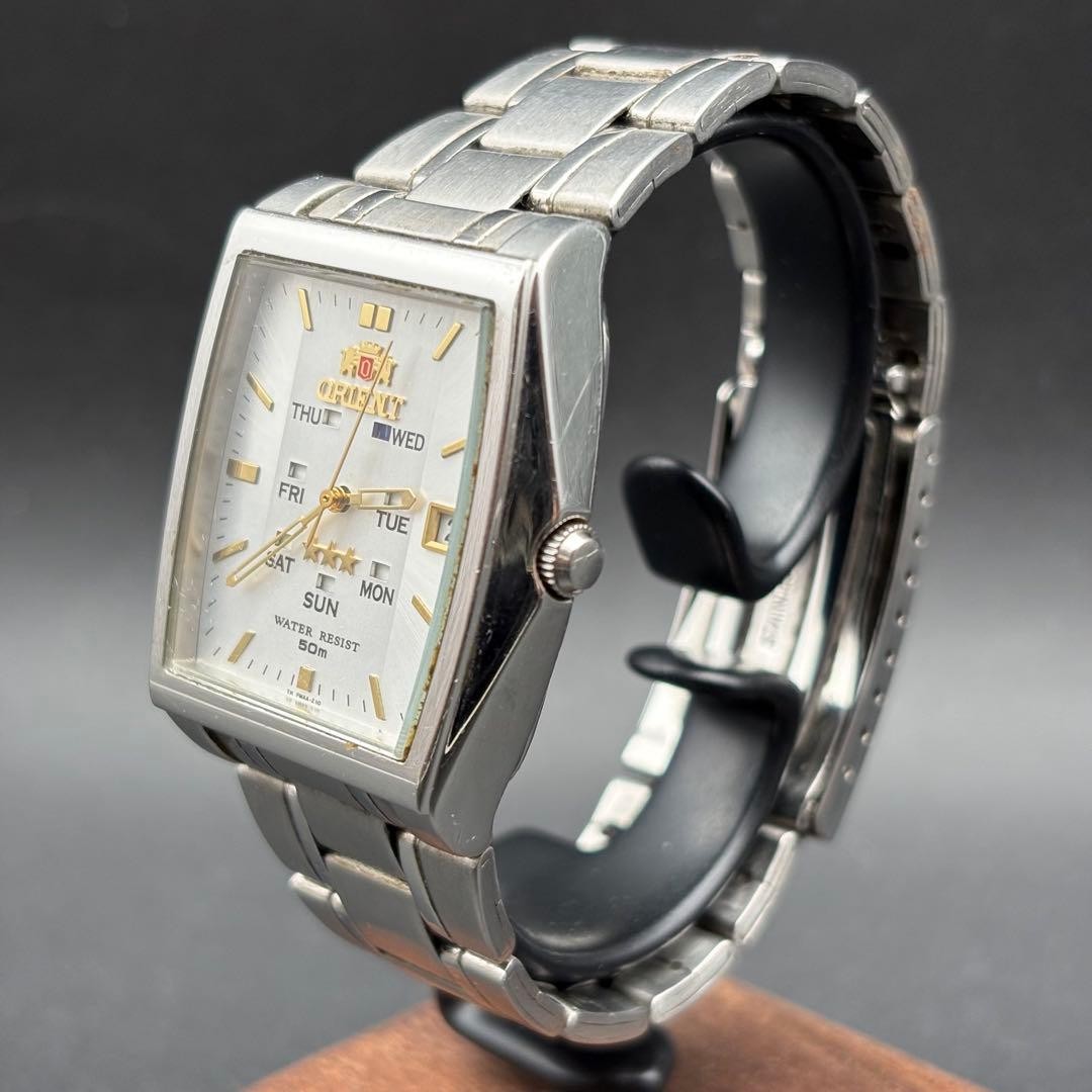 Working ORIENT Automatic Wind Wristwatch Three Star PMAA C2