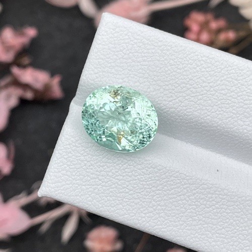 Seafoam Green Paraiba Tourmaline 6.40ct – 12x10mm (PA0723)