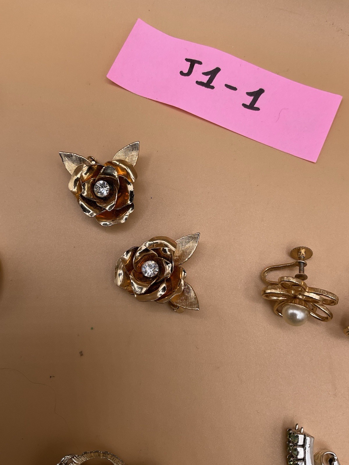 lot of 16 earring sets and 2 rings