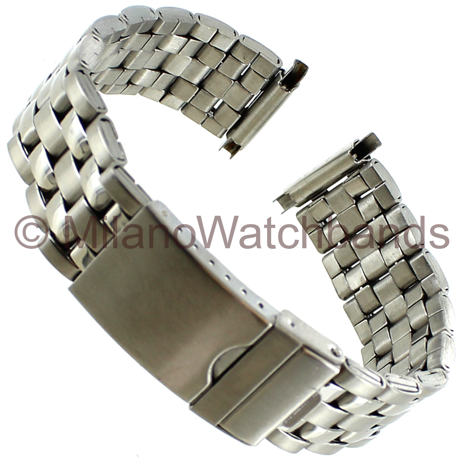 16-22mm Speidel Semi-Solid Stainless Steel Buckle Clasp Mens Band X-LONG 151WR