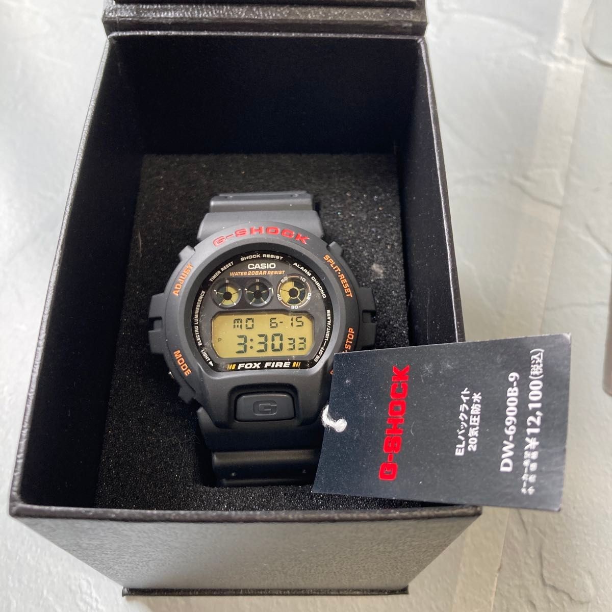 CASIO G-SHOCK DW-6900B-9 Men 200 m Water Resistance Wristwatch Unused