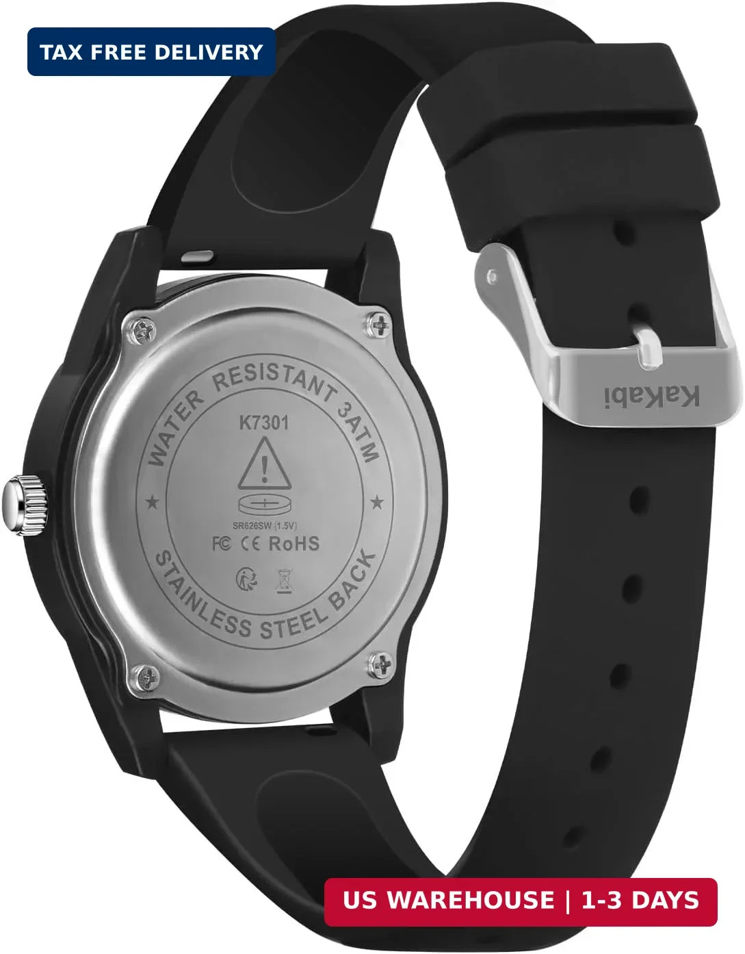 Men’s Easy to Read Watch, Unisex Military Sport Analog Quartz Casual Wristwatch