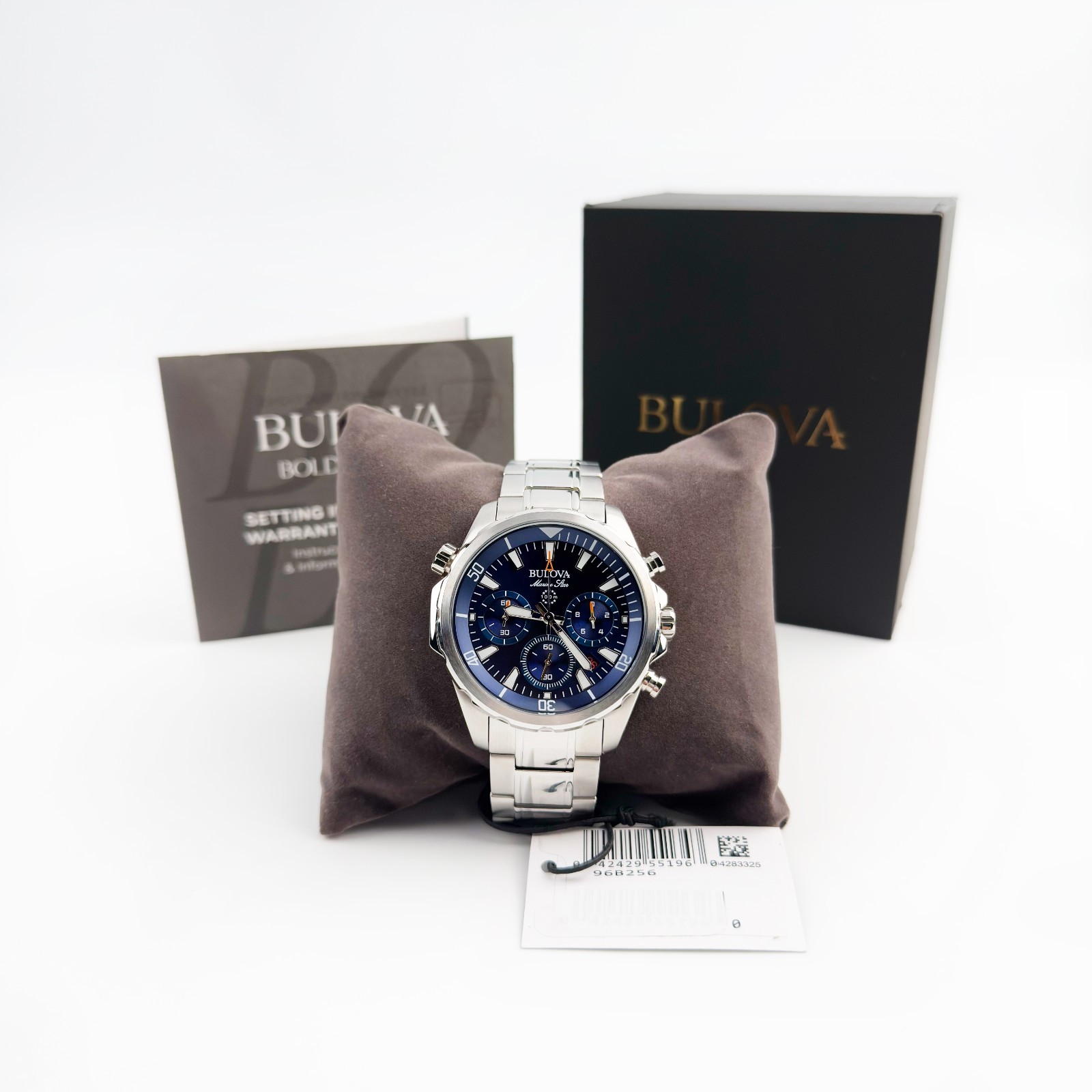 Bulova Marine Star Series B Classic Quartzc Sports Men’s Watch 43 mm 96B256