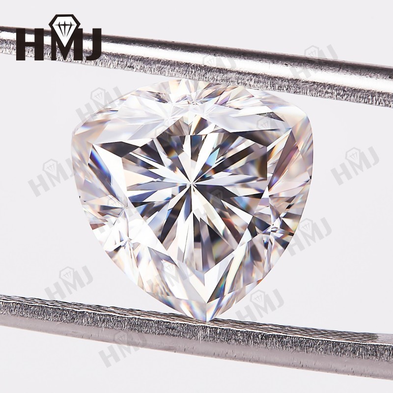 0.5-10ct VVS1 D Color 3EX Trillion Cut Loose Moissanite GRA Certificate For Ring