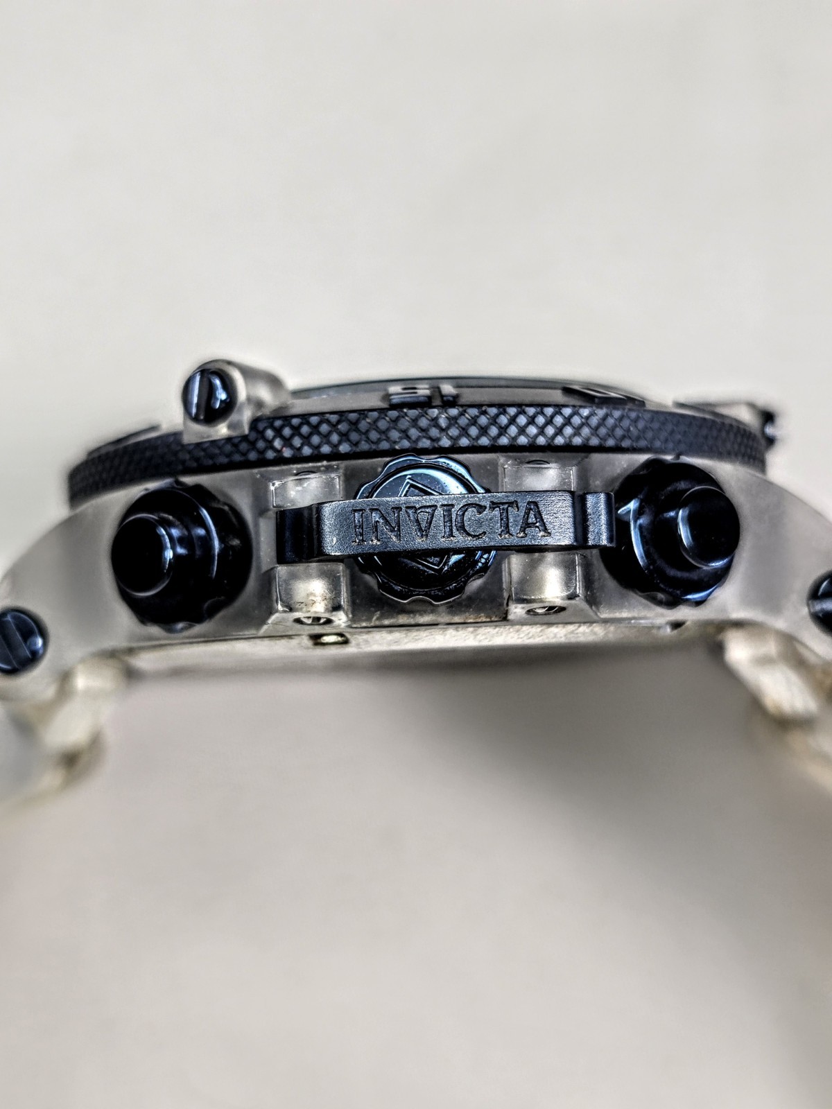 Invicta Subaqua Noma III Chronograph Date Quartz 200m Blue Dial Silicone